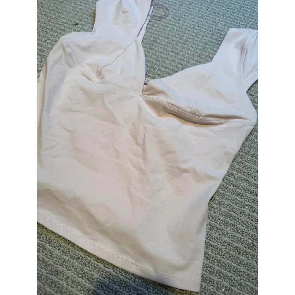 Free People Intimately Pink‎ Brami Tank Top NWT Size XL Seamless Crop Cami tyrie